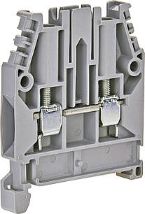 Клема гвинтова ESC-CBC.4 (4 мм2, сіра)