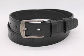 Стильний шкіряний ремінь 35 мм  класичний  