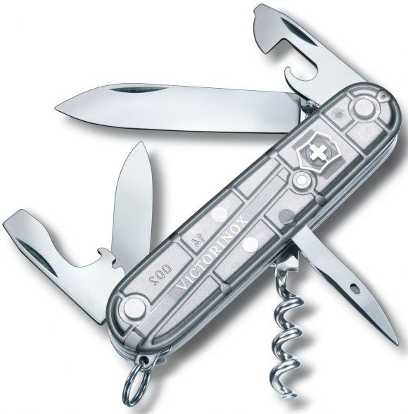Полупрозрачный складной нож Victorinox Spartan 1.3603.T7, сталь, 12 функций, фото 1