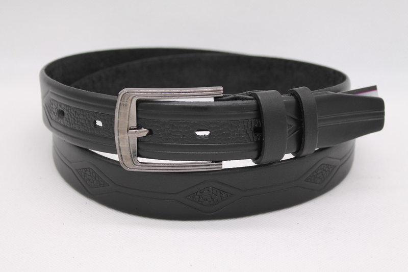 Стильний шкіряний ремінь 35 мм  класичний  