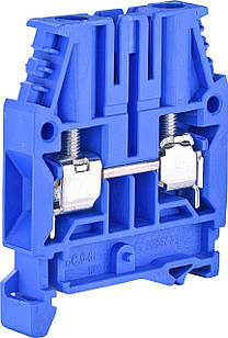 Клемка гвинтова ESC-CBC.6B (6 мм2, синя)
