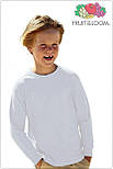 Футболка з довгим рукавом дитяча лонгслів Fruit of the Loom 61-007-0, фото 5