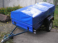 Тент пвх на легковий причіп фермер 2*1,2