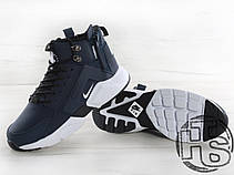 Чоловічі кросівки Nike Air Huarache x ACRONYM City MID LEA Blue/White (термо) 856787-401, фото 6