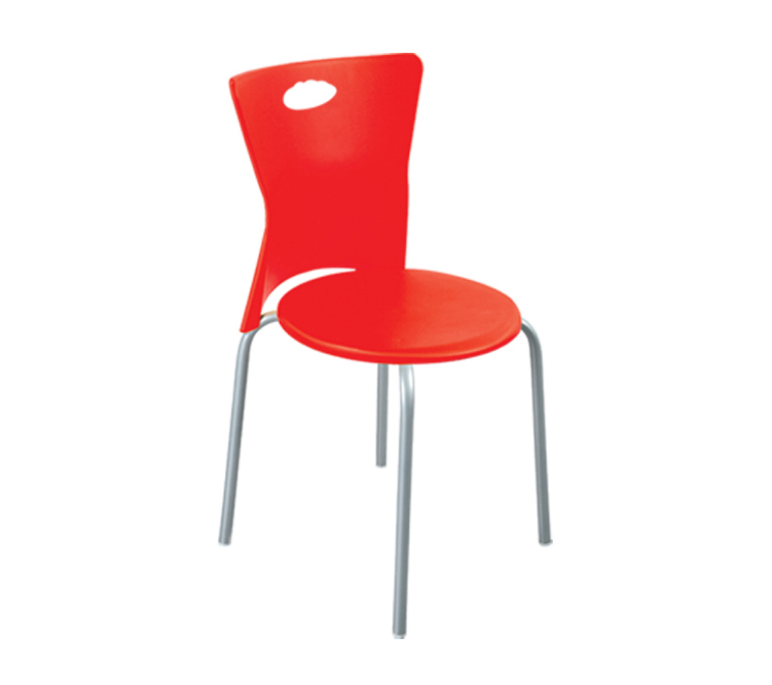 Пластикове крісло з алюмін. ніжками "Vega"