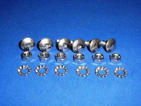 Комплект кріплення для фланців пральної машини (неіржавка сталь, 6 шт.), фото 2