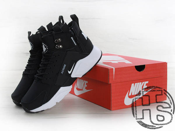 Huarache city top mid lea