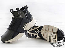 Чоловічі кросівки Nike Air Huarache x ACRONYM MID City LEA Green/Black (термо) 856787-107, фото 3