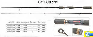 Спінінг BratFishing Cryptic UL Spin 2.65 m (0-9g)