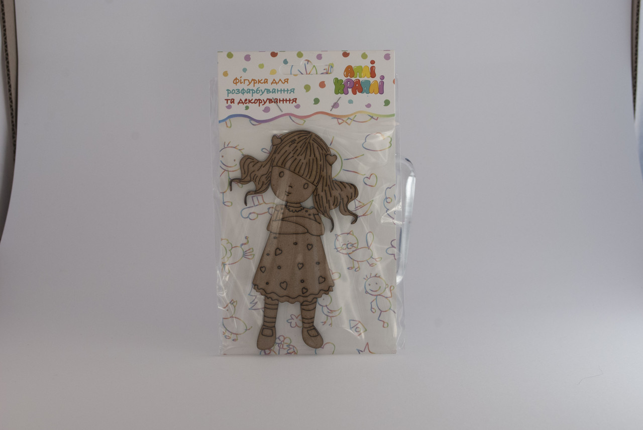 Фігура для декорування з МДФ "Дівчинка в діловій позі", фото 1