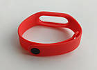 Ремінець Xiaomi Mi Band 2 MiJobs силіконовий з рамкою Червоний / Білий 1088P, фото 3