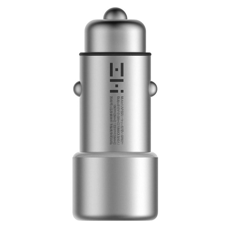 Автомобільний зарядний ZMI Car charger Silver (AP821) Срібний (AP821)