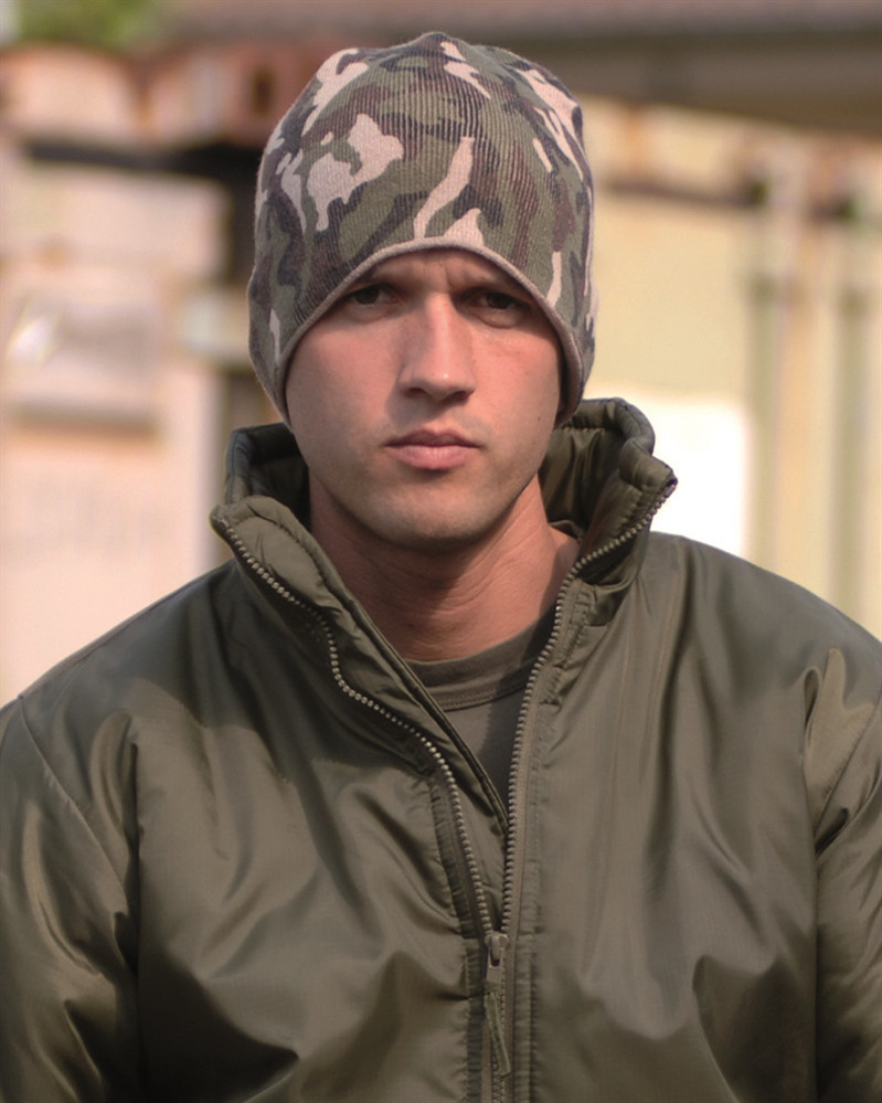 Шапка зимова акрилова "Beanie" Woodland, фото 1