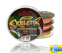 Шнур BratFishing Skeleton X4 Zebra 100м 0.08