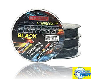 Шнур BratFishing Espirit X8 Black 100м