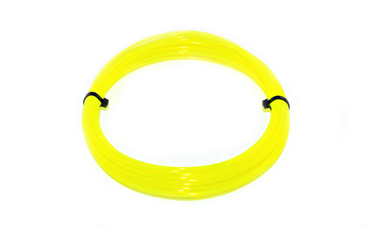 Жовтий флюр (світловідбивний) PLA пластик для 3D ручки 10 метрів