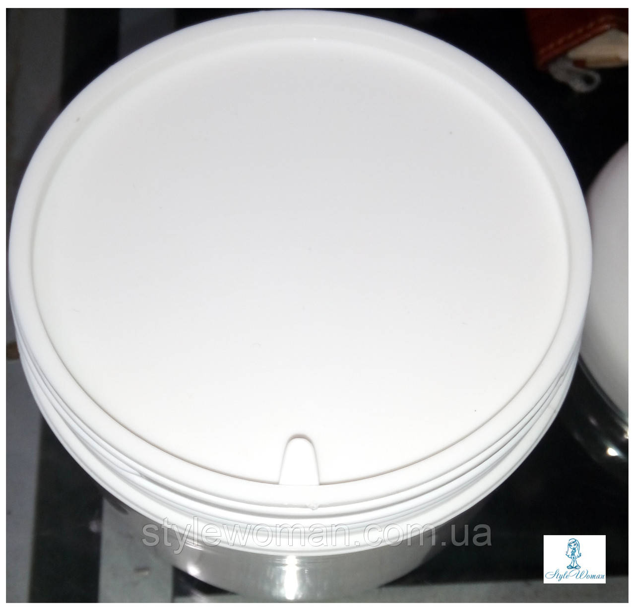 Баночка для геля, крема пустая белая тара емкость 300мл - фото 2 - id-p639730039