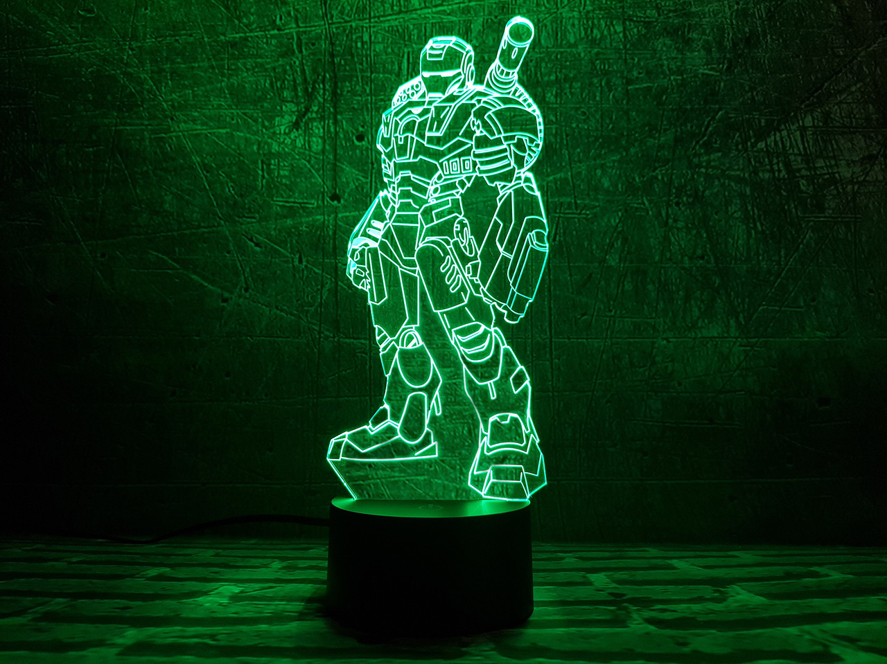 Дитячий нічник для хлопчика "Залізна людина 3" 3DTOYSLAMP, фото 1