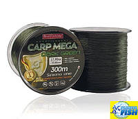 Леска BratFishing Carp Mega Dark Green 300м