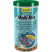 Корм TETRA (Тетра) POND MULTI MIX суміш для ставкових риб (пластівці, гранули, таблетки, гаммарус), 1 л