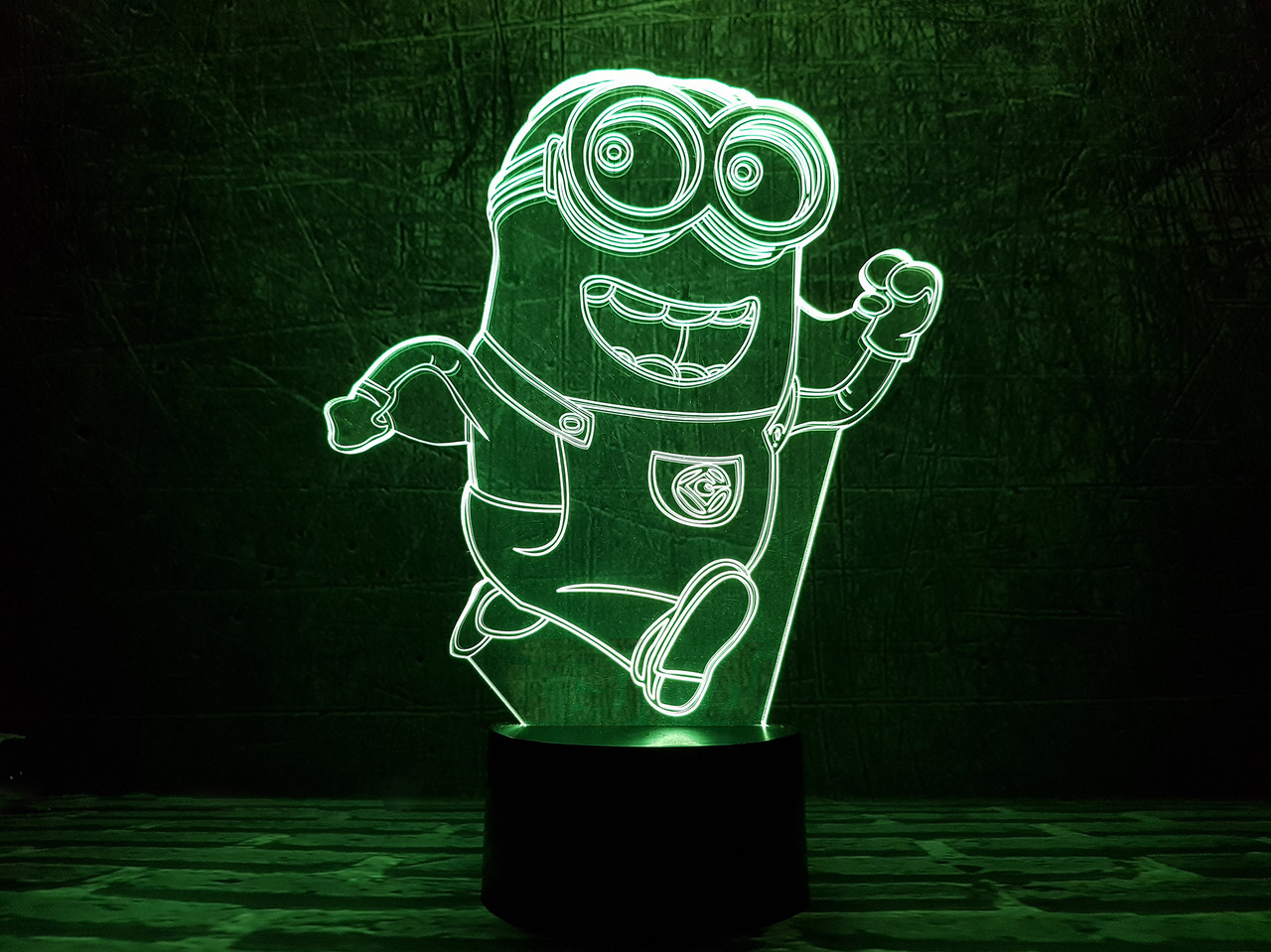 Змінна пластина для 3D-світильників "Міньйон" 3DTOYSLAMP, фото 1