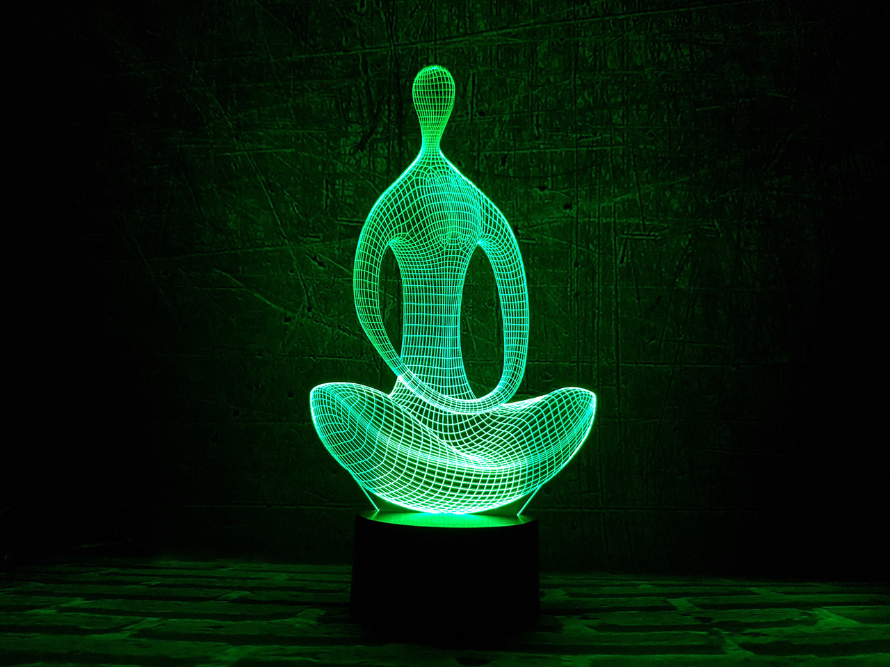 Змінна пластина для 3D-світильників "Медитація" 3DTOYSLAMP, фото 1