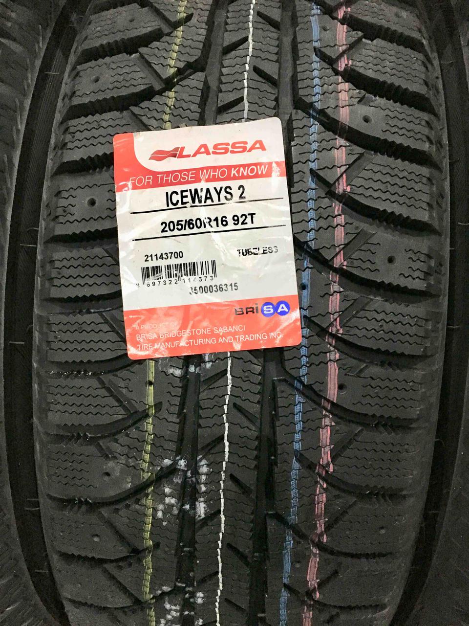 Зимова  шина  Lassa  Iceways 2  205 / 60  R16  92T