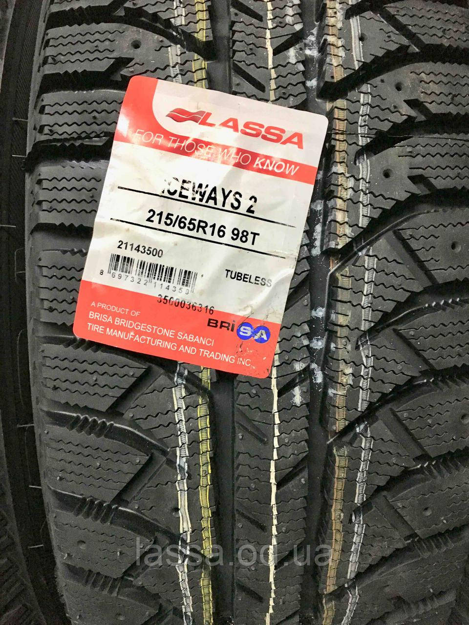 Зимова шина  Lassa  Iceways 2  215 / 65  R16  98T