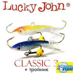 Балансир Lucky John CLASSIC 3 30мм 4.0 гр (з трійником)