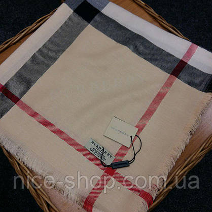 Хустка Burberry світлий беж, фото 4