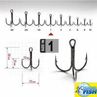 Крючок тройной Fanatik FT-1103 (1шт)