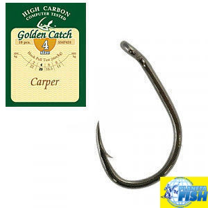 Гачок одинарний Golden Catch Carper (10шт)