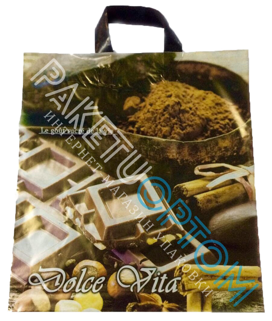 Пакет з петлевий ручкою (пакет-петля) "Dolce Vita"
