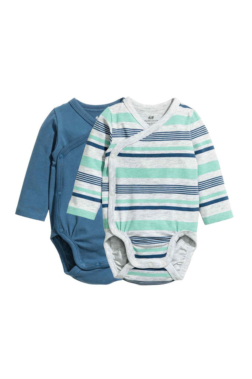 Боді для новонародженого (2 шт.) 1-2, 2-4 місяці, фото 1