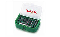 Набор бит 1/4" SL; PH; PZ; TORX; HEX +магнитный держатель 31 ед. GAAW3101 Toptul