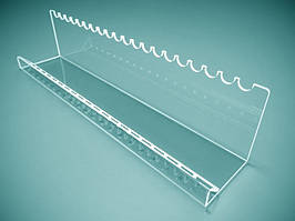 Підставка для ручок, олівців, маркерів на 3 шт., 55х70х60 мм (Стінка акрилу: 1,8 мм; )