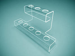 Підставка для помад на 8 шт., 205х100х70 мм (Д=20 мм) (Стінка акрилу: 1,8 мм; )
