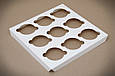Коробка для капкейків, кексів та мафінів 9 штук Біла 250*250*100 з вікном, фото 5