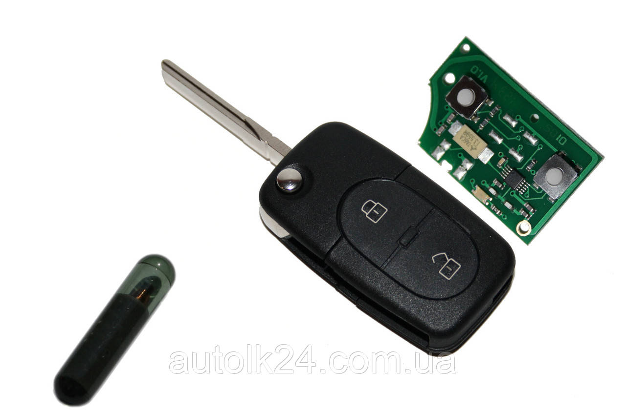 Викидний ключ VW Golf 4, Бору, 1J0 959 753 A 433Mhz