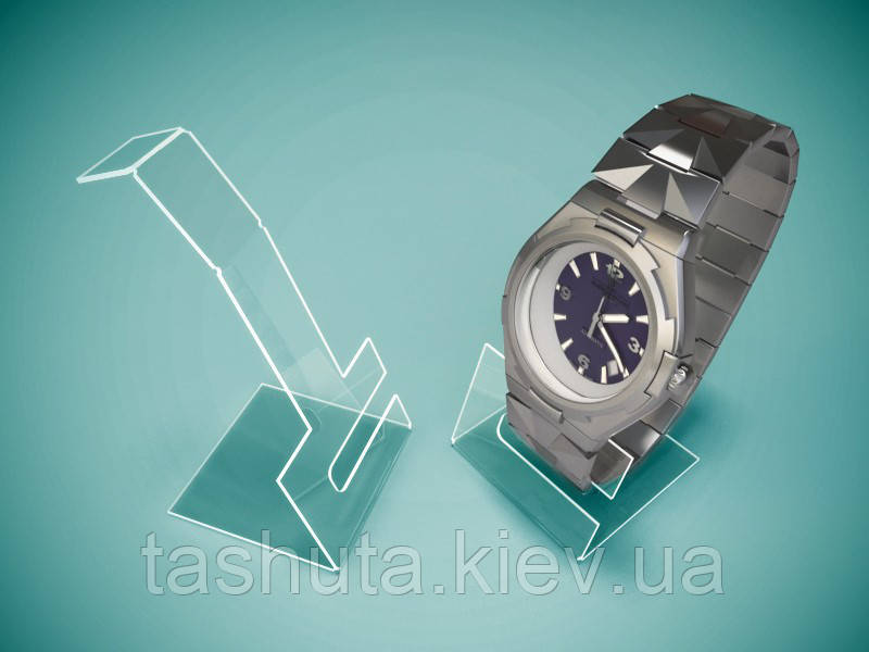 Підставка для годинників 50х120х50 мм (Товщина акрилу: 1,8 мм; )