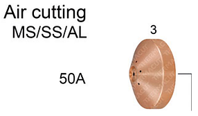 Екран 50А (air) до плазмового різака Hypertherm MAXPRO 200 (T-11283)