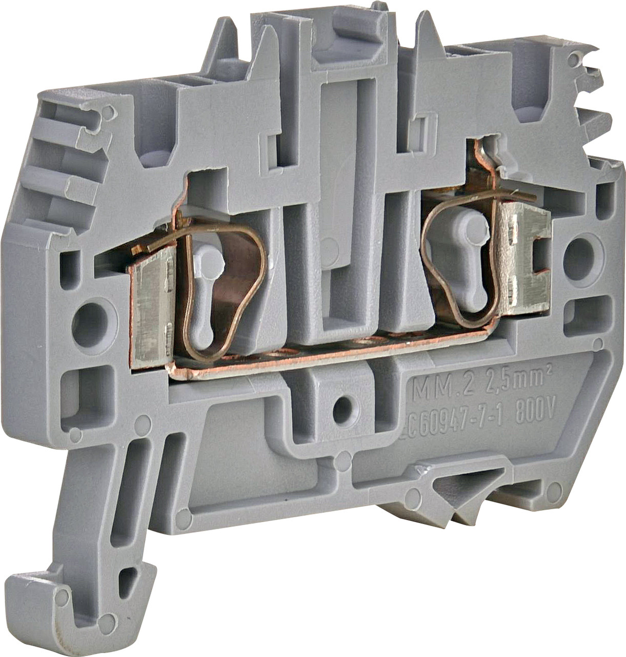 Клемма пружинна ESP-HMM.2 (2,5 мм2, сіра), фото 1