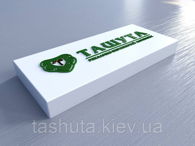 Вывеска лайтбокс из композита с накладными буквами Ташута  (11-43020)