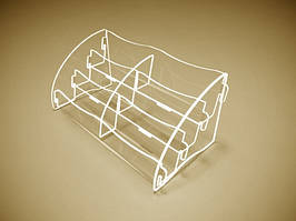 Настільна підставка для візиток 90х50мм х 6 шт.