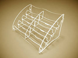 Настільна підставка для візиток 90х50мм х 8 шт.