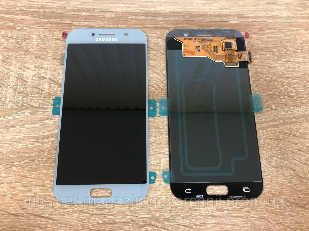 Дисплей Samsung A520 Galaxy A5(2017) Синій(Blue),GH97-19733C, Super AMOLED!