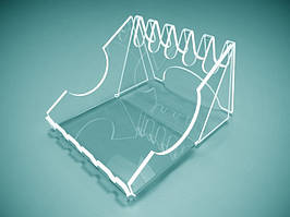 Акрилова підставка для ручок на 5 шт., 100х77х124 мм (Товщина акрилу: 1,8 мм; )