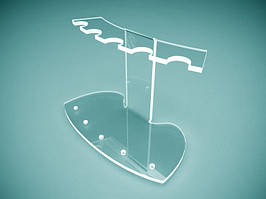 Пластикова підставка для ручок на 5 шт., 105х70х65 мм (Стінка акрилу: 1,8 мм; )