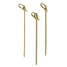 Палички бамбукові з вузликом 15 см.