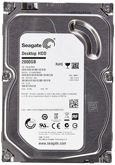 Жорсткий диск (HDD) 3.5" 2TB Seagate Barracuda (ST2000DM001) (7200RPM/64M/SATA III)